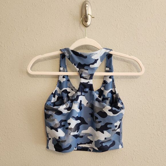Aqua Blue Camo Sports Bra Size Small - Picture 6 of 8